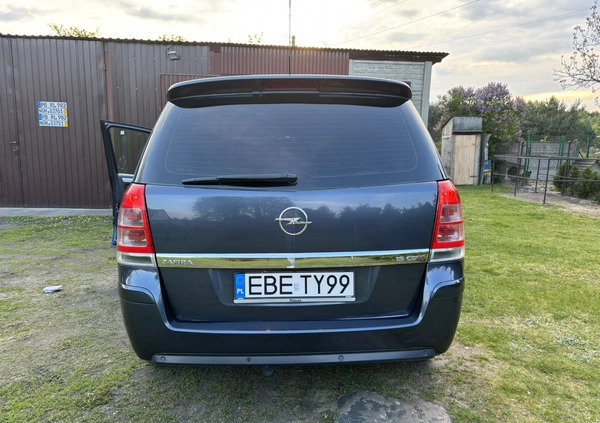 Opel Zafira cena 16800 przebieg: 262400, rok produkcji 2009 z Bełchatów małe 121